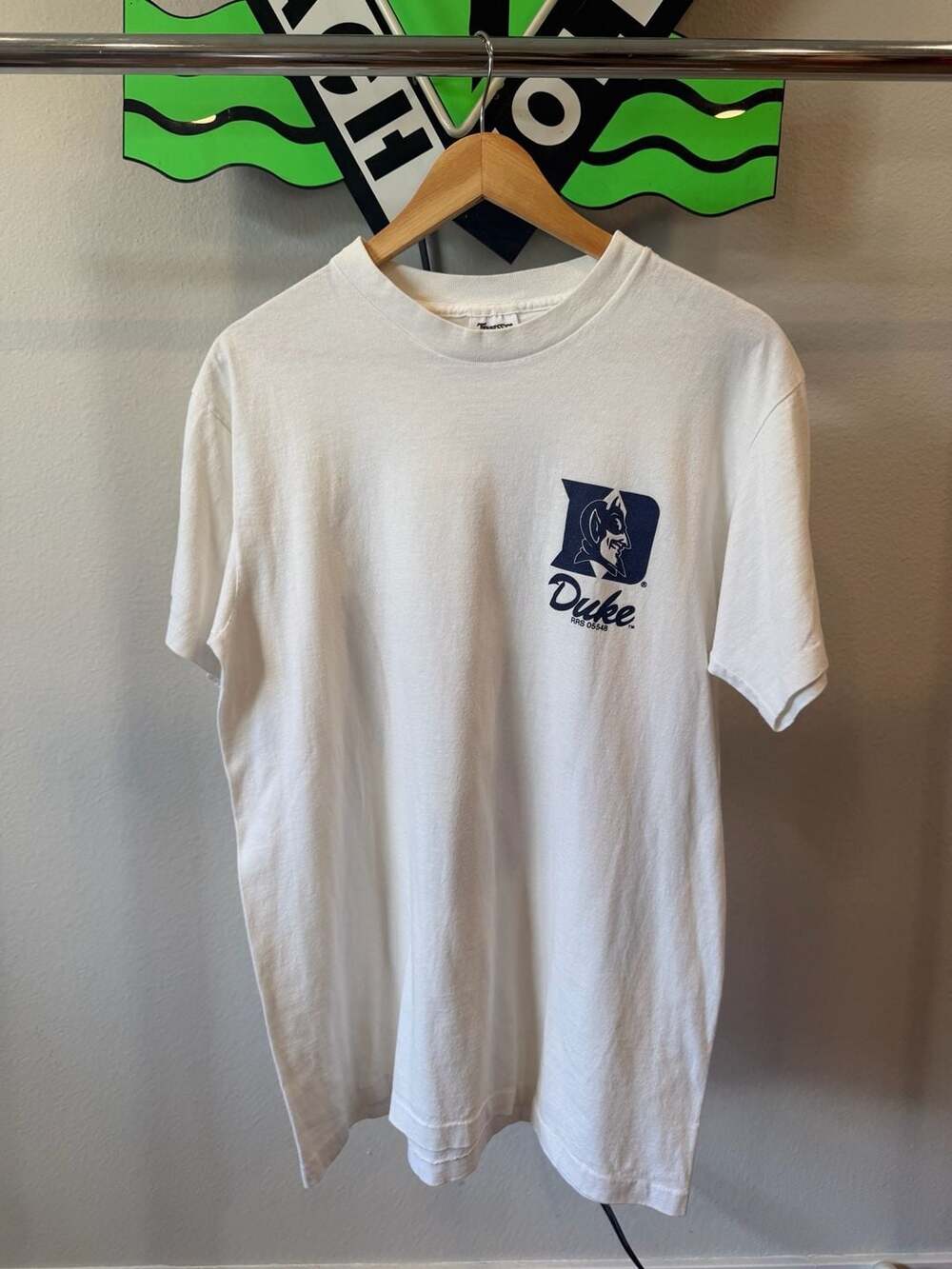 Vintage 90s Duke Blue Devils NCAA Graphic T-Shirt - Picture 2 of 4